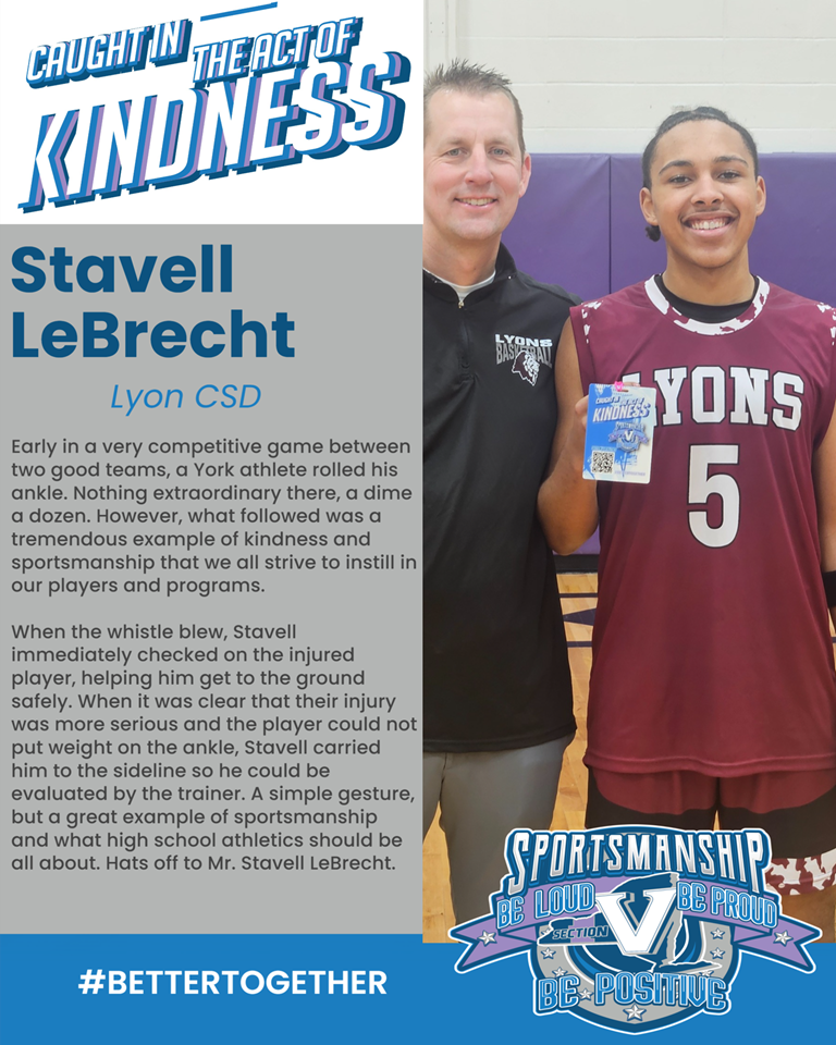 Stavell LeBrecht Caught in the Act of Kindness