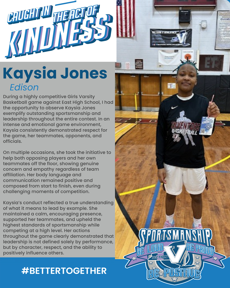 Kaysia Jones Caught in the Act of Kindness