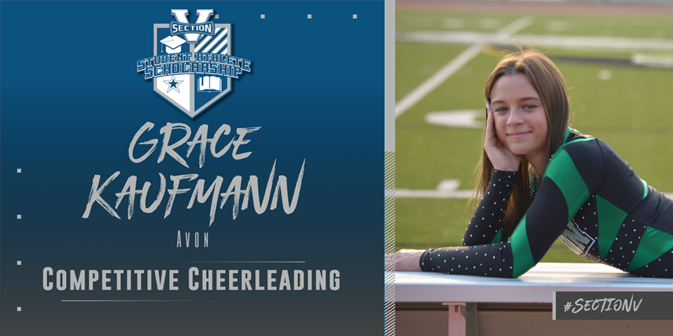 Grace Kaufmann Section V Competitive Cheerleading Scholarship 2025-26 Winner
