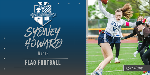 Sydney Howard Flag Football Spring 2026 Scholarship Winner of Wayne